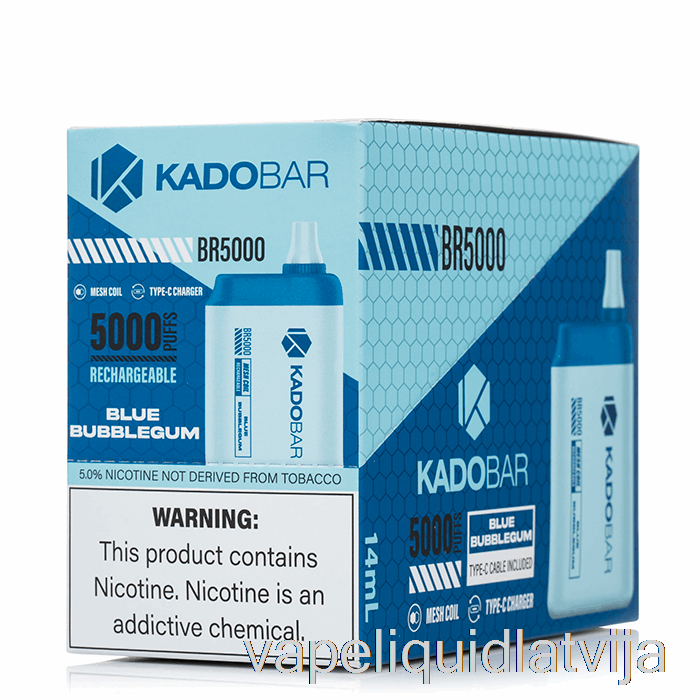 [5-pack] Kado Bar Br5000 Vienreizējās Lietošanas Vape šķidrums